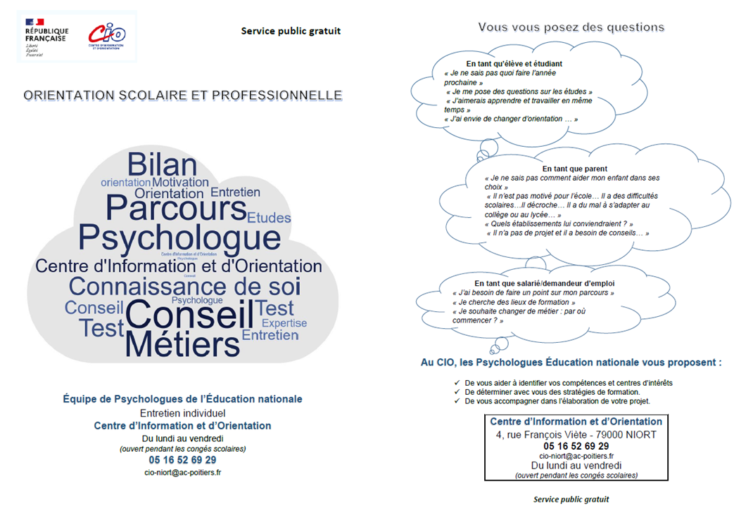 Orientation scolaire et professionnelle